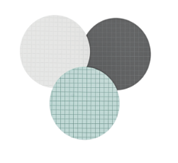 CN White Membrane/Black Grid Continuous Sterile Pack