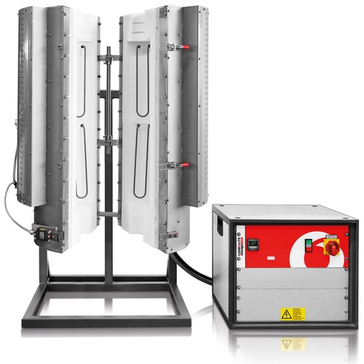 [1025-sk-266] Carbolite Vertical High-Temperature Folding Tube Furnace HTRV-A up to 1700 °C in Furnaces, Ovens HTRV-A 1700/100/500