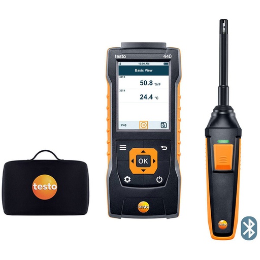 [1025-sk-353] testo 440 - Humidity set with Bluetooth